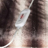 50" X 60" Brown And White Modern Contemporary Heated Throw Blankets - Homeroots - Flyclothing LLC