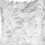 18" X 18" X 5" Gradient Gray Faux Fur 2Pack Pillow - Homeroots - Flyclothing LLC