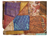 60" X 90" Multicolor Silk - Throw - Homeroots