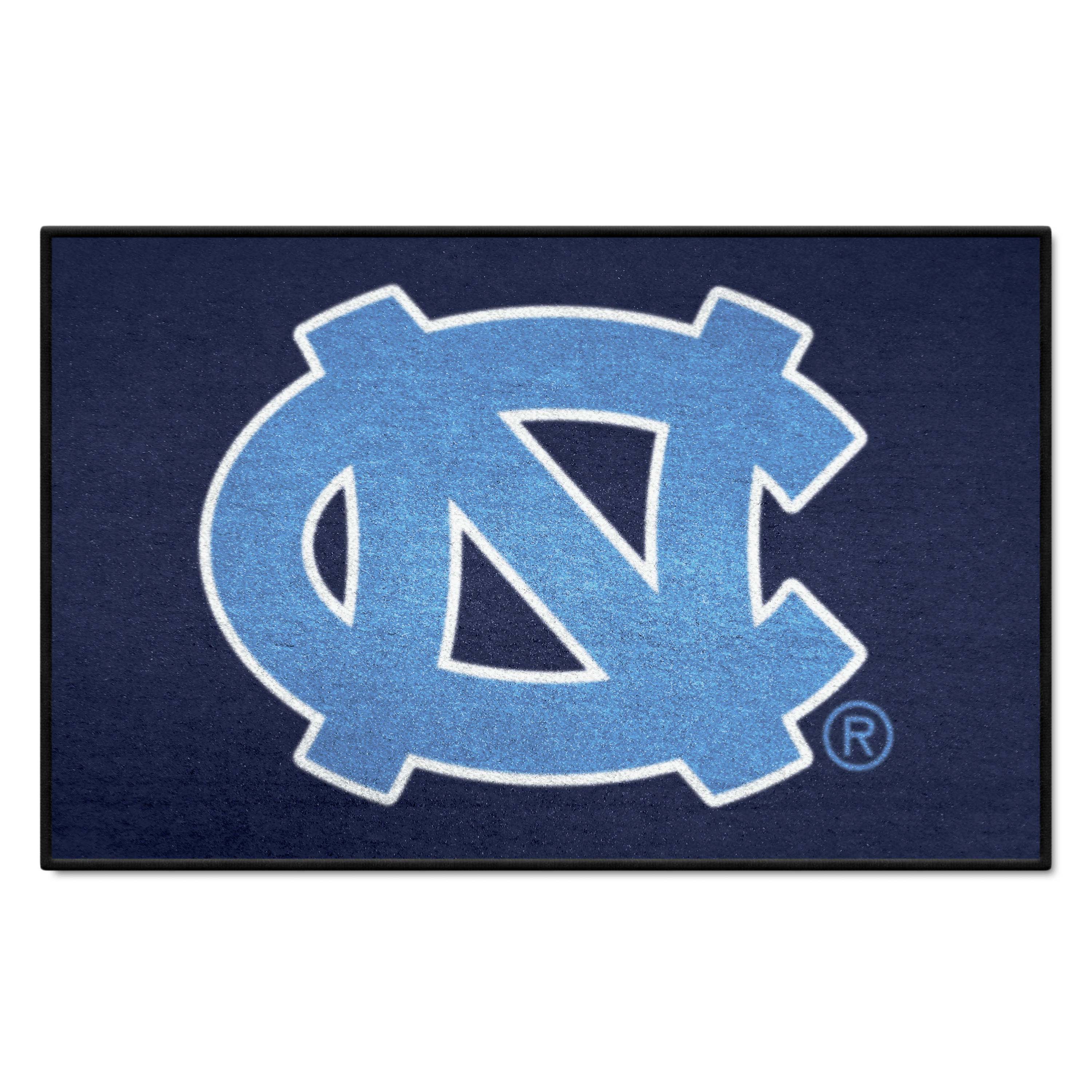 North Carolina Tar Heels Starter Mat Accent Rug, Navy Blue - 19in. x 30in. - North Carolina