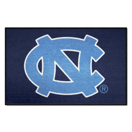 North Carolina Tar Heels Starter Mat Accent Rug, Navy Blue - 19in. x 30in. - North Carolina