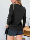 Button Up Long Sleeve Cardigan - Trendsi - Flyclothing LLC