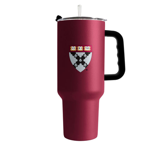 Harvard Business School Maroon 40oz Flipside Powder Coat Tumbler - Logo Brands - Flyclothing LLC