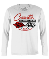 Corvette Stingray Long Sleeve T-Shirt - White