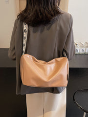 PU Leather Adjustable Strap Crossbody Bag - Trendsi