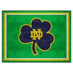 Notre Dame Fighting Irish 8ft. x 10 ft. Plush Area Rug, Clover Logo - Notre Dame