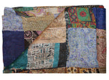 60" X 90" Silk Multicolor Throws - Homeroots