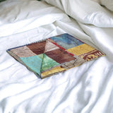 60" X 90" Silk Multicolor Throws - Homeroots