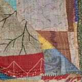 60" X 90" Silk Multicolor Throws - Homeroots
