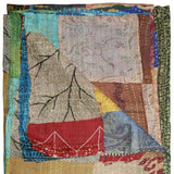 60" X 90" Silk Multicolor Throws - Homeroots
