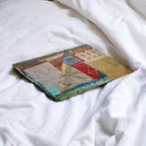 60" X 90" Silk Multicolor Throws - Homeroots