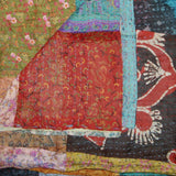 60" X 90" Silk Multicolor Throws - Homeroots