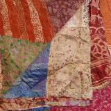 60" X 90" Silk Multicolor Throws - Homeroots