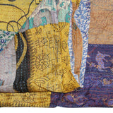 60" X 90" Silk Multicolor Throws - Homeroots