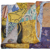60" X 90" Silk Multicolor Throws - Homeroots