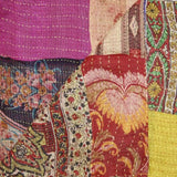 60" X 90" Silk Multicolor Throws - Homeroots