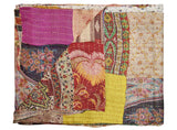 60" X 90" Silk Multicolor Throws - Homeroots