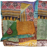 60" X 90" Silk Multicolor Throws - Homeroots