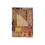 50" X 70" Silk Multicolor Throws - Homeroots