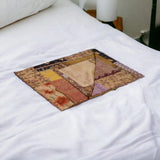 50" X 70" Silk Multicolor Throws - Homeroots