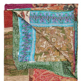 50" X 70" Silk Multicolor Throws - Homeroots