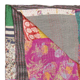 50" X 70" Silk Multicolor Throws - Homeroots
