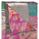 50" X 70" Silk Multicolor Throws - Homeroots