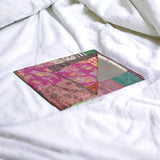 50" X 70" Silk Multicolor Throws - Homeroots