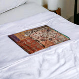 50" X 70" Silk Multicolor Throws - Homeroots