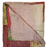 50" X 70" Silk Multicolor Throws - Homeroots