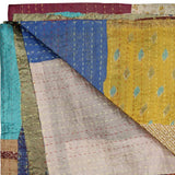 50" X 70" Silk Multicolor Throws - Homeroots