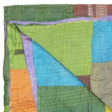 50" X 70" Silk Multicolor Throws - Homeroots
