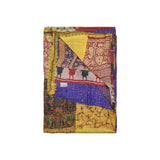 50" X 70" Silk Multicolor Throws - Homeroots