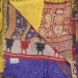 50" X 70" Silk Multicolor Throws - Homeroots