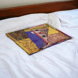 50" X 70" Silk Multicolor Throws - Homeroots