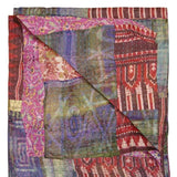 50" X 70" Silk Multicolor Throws - Homeroots