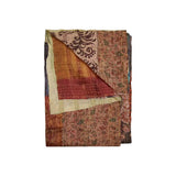 50" X 70" Silk Multicolor Throws - Homeroots