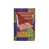 50" X 70" Silk Multicolor Throws - Homeroots