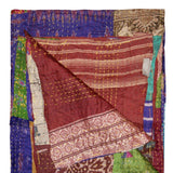 50" X 70" Silk Multicolor Throws - Homeroots
