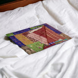 50" X 70" Silk Multicolor Throws - Homeroots