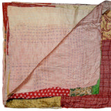 50" X 70" Silk Multicolor Throws - Homeroots