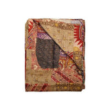 50" X 70" Silk Multicolor Throws - Homeroots