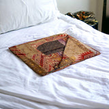 50" X 70" Silk Multicolor Throws - Homeroots