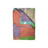 50" X 70" Silk Multicolor Throws - Homeroots