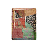 50" X 70" Silk Multicolor Throws - Homeroots