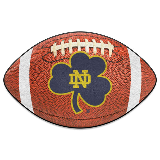 Notre Dame Fighting Irish Football Rug - 20.5in. x 32.5in. - Notre Dame