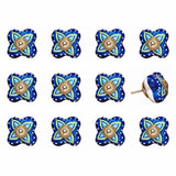 1.5" X 1.5" X 1.5" Ceramic Metal Multicolor 12 Pack Knob - Homeroots - Flyclothing LLC
