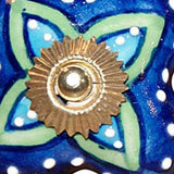 1.5" X 1.5" X 1.5" Ceramic Metal Multicolor 12 Pack Knob - Homeroots - Flyclothing LLC