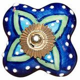 1.5" X 1.5" X 1.5" Ceramic Metal Multicolor 12 Pack Knob - Homeroots - Flyclothing LLC