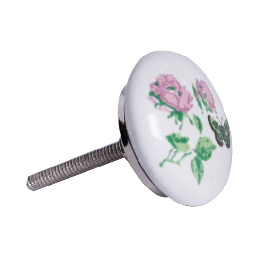 1.5" X 1.5" X 1.5" Ceramic Metal Multicolor 12 Pack Knob - Homeroots